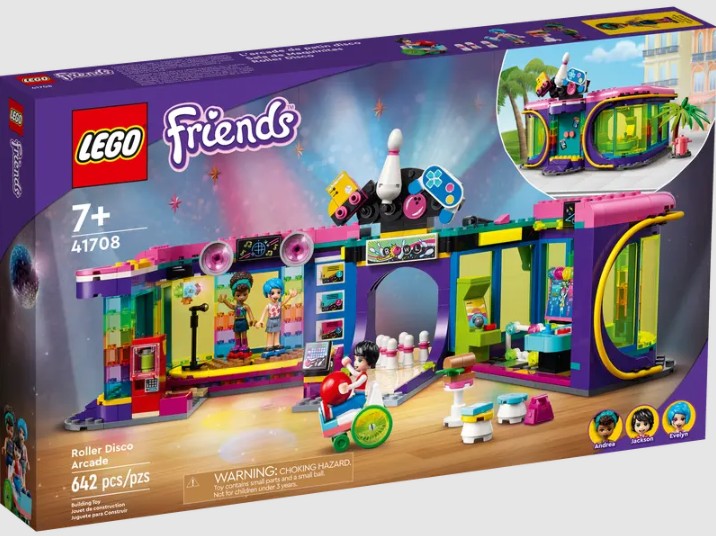 LEGO Friends 41708 Roller Disco Arcade box front view – Ireland