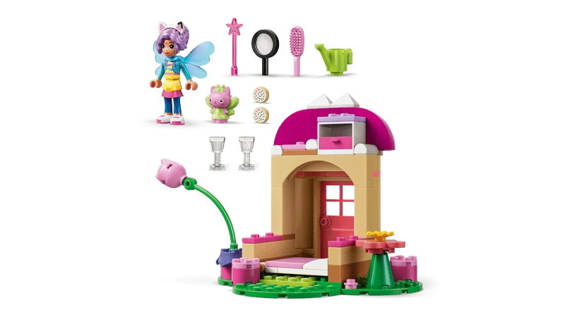 LEGO Gabby's Dollhouse Kitty Fairy's Garden House 11212 build with Gabby, Kitty Fairy and included accessories