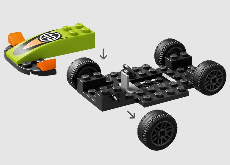LEGO 60399 race car assembly using starter brick Ireland