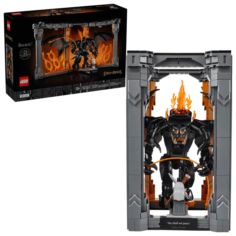 LEGO Balrog Book Nook set with box and minifigures from The Lord of the Rings in Ireland