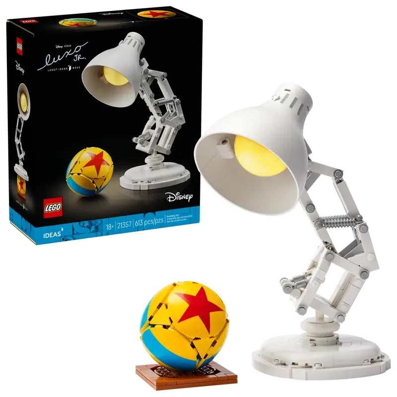 LEGO Ideas Disney Pixar Luxo Jr. 21357 box with lamp and ball Ireland