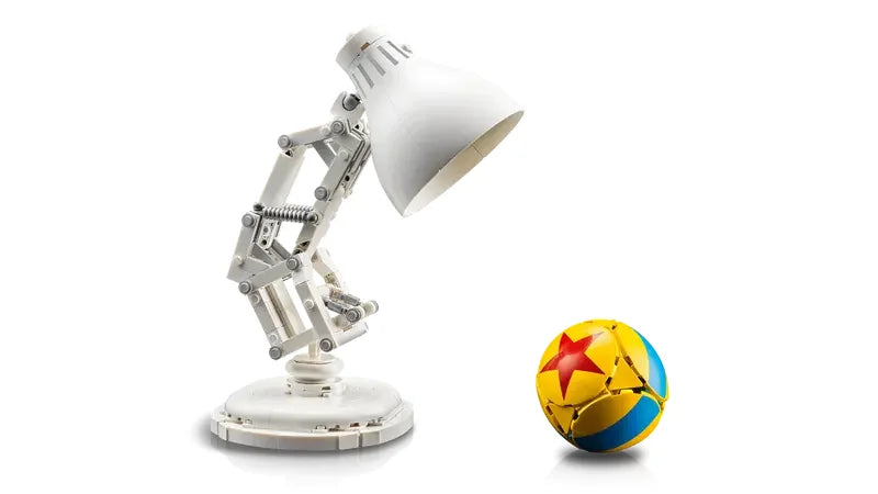 LEGO Ideas Disney Pixar Luxo Jr. 21357 with ball display pose Ireland