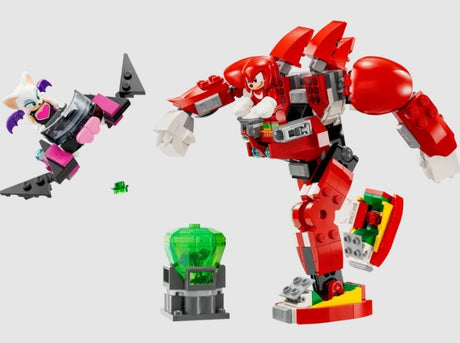 LEGO Knuckles Guardian Mech with Knuckles chasing Rouge