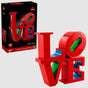 LEGO LOVE Art Set 31214 with box and assembled model Ireland