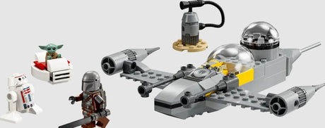 LEGO Mando and Grogu’s N-1 Starfighter 75410 build with Mandalorian and Grogu minifigures Ireland