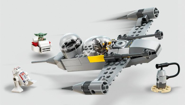 LEGO N-1 Starfighter 75410 flying with Grogu and Mandalorian Ireland