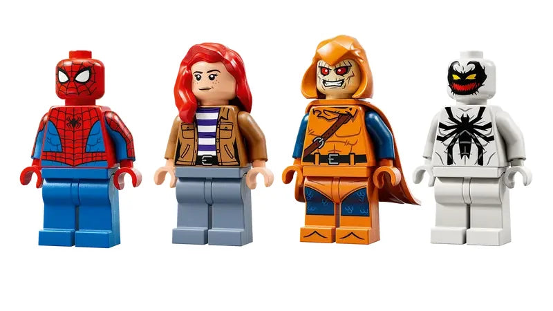 Spider-Man, Mary Jane, Hobgoblin, and Anti-Venom LEGO minifigures – Ireland