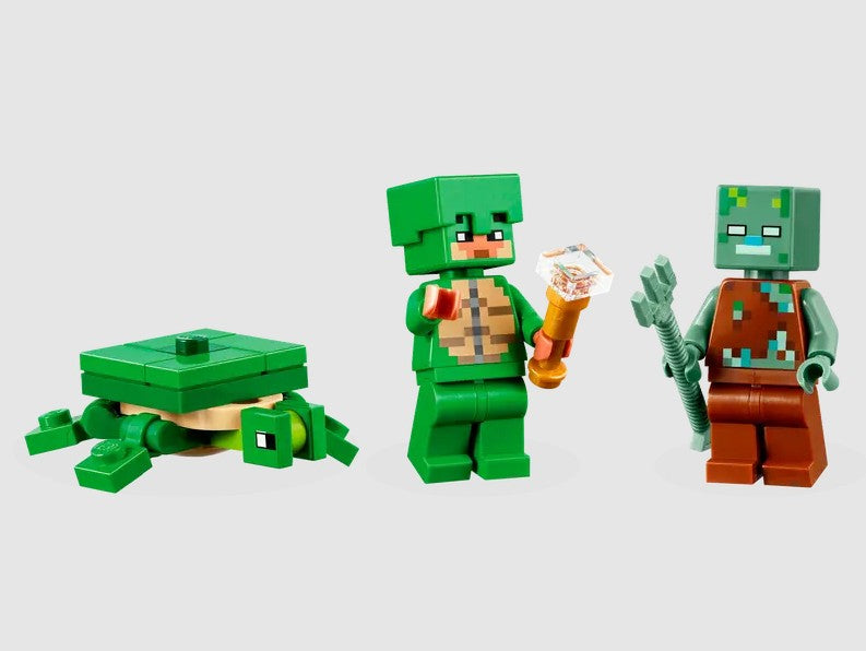 LEGO Minecraft Turtle Skin Warrior, Drowned, and turtle – Set 21254 Ireland