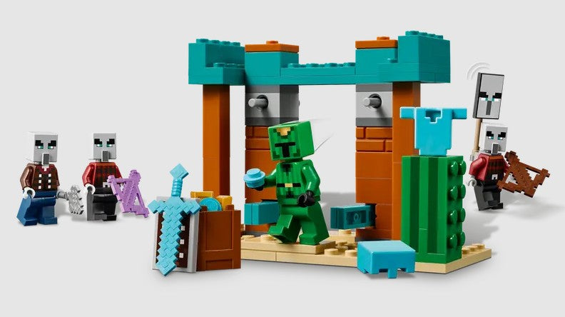 LEGO Minecraft Cactus Knight and treasure chest in desert outpost – Set 21267 Ireland