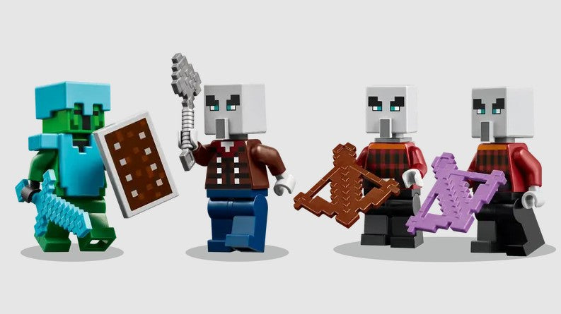 LEGO Minecraft 21267 minifigures – Cactus Knight and 3 Illagers – Ireland