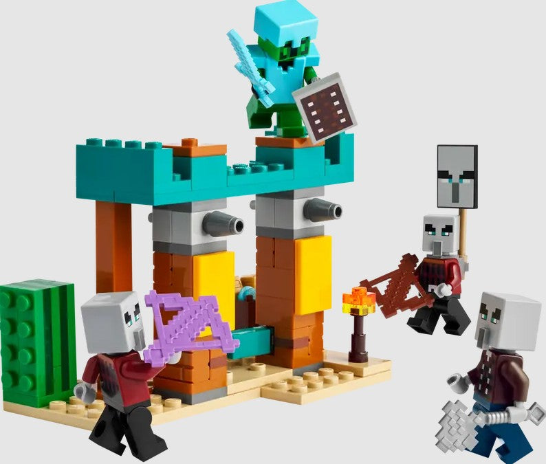 LEGO Minecraft The Illager Desert Patrol Set 21267 with Cactus Knight and illagers – Ireland