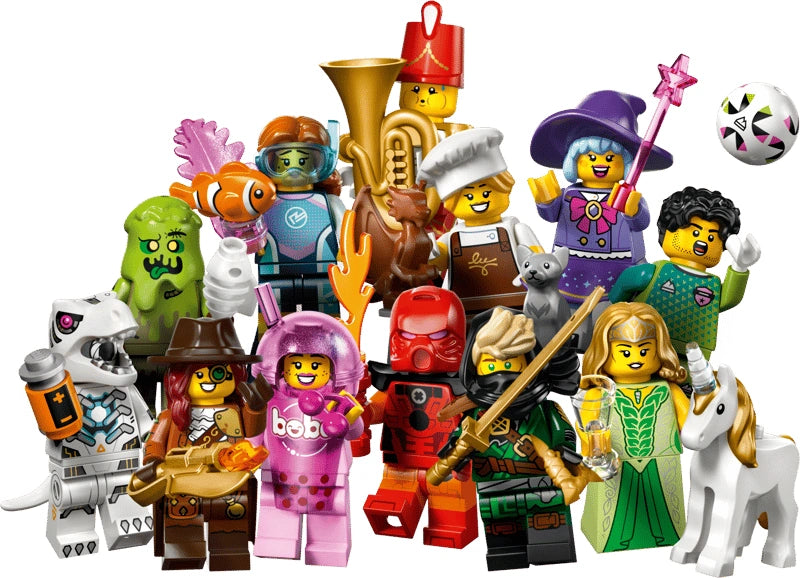 LEGO Minifigures Series 29 character lineup on a white background