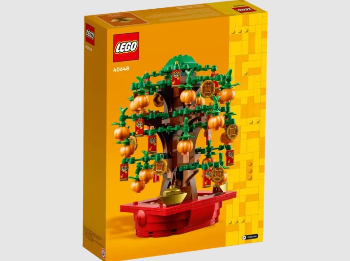 LEGO Money Tree 40648 back of the box – Ireland Lunar New Year gift set - ToyTown.ie