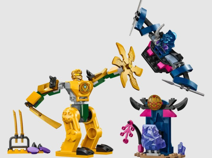 LEGO Ninjago Arin’s Battle Mech 71804 set with mech, glider, minifigures – Ireland