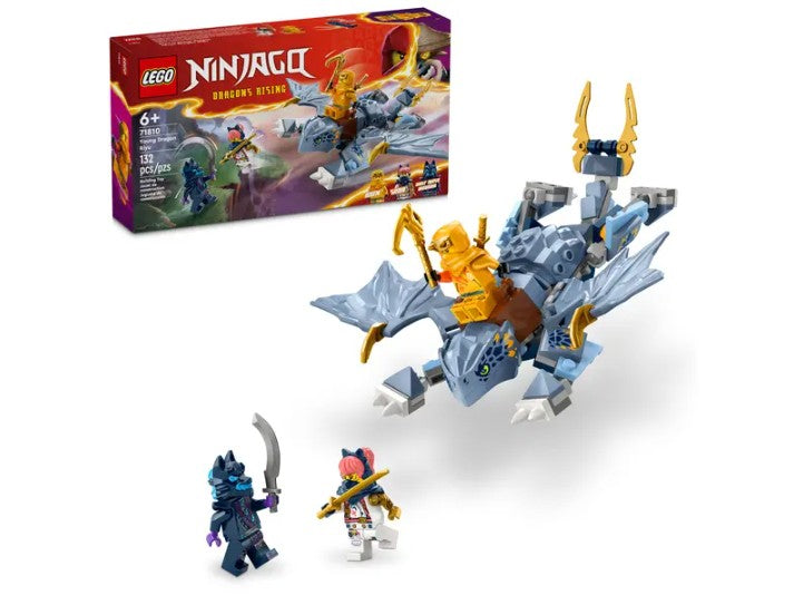 LEGO 71810 Young Dragon Riyu box and built model with three minifigures Ireland