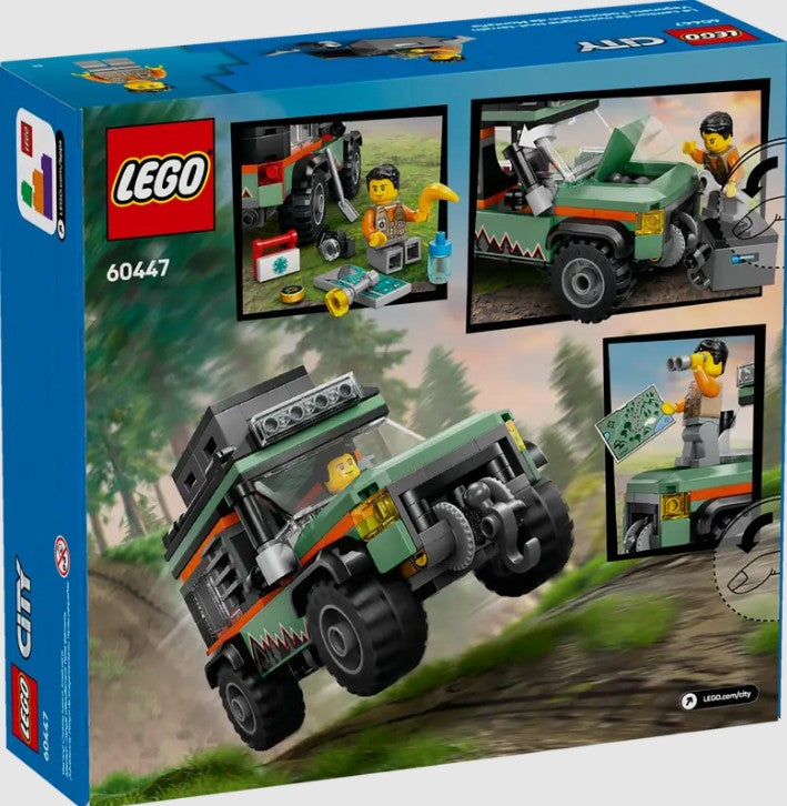LEGO 60447 Off-Road 4x4 Mountain Truck box rear view with play scenes in Ireland