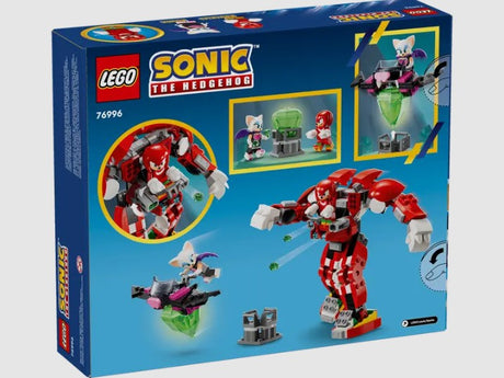 Back of LEGO Sonic Knuckles Guardian Mech box with features