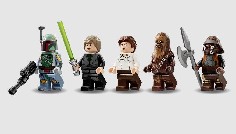 LEGO Star Wars 75396 minifigures including Boba Fett, Luke, Han, Chewbacca, and Lando – Ireland