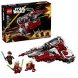 LEGO Star Wars Ahsokas Jedi Interceptor set with box starfighter Anakin Ahsoka and R7 droid minifigures on white background