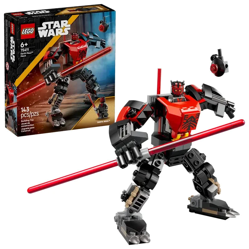 LEGO Star Wars Darth Maul Mech 75411 box art Ireland