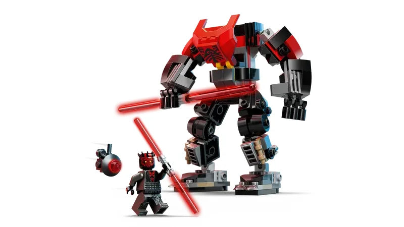 LEGO Star Wars Darth Maul Mech 75411 posed with lightsaber Ireland