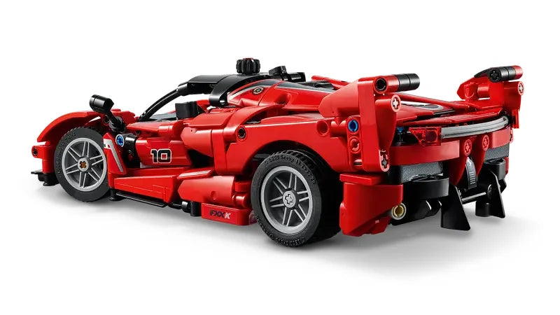 Side view of LEGO Ferrari FXX K showing realistic curves and tyres – Ireland
