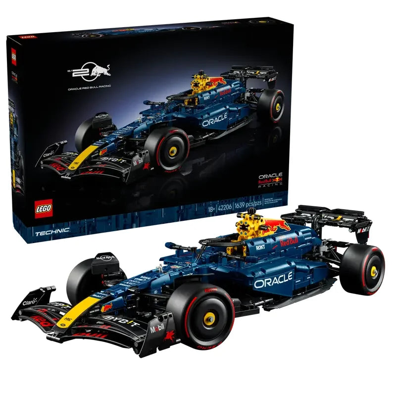 LEGO Technic Oracle Red Bull Racing RB20 box and model display in Ireland