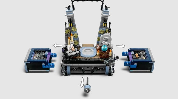 LEGO Wednesday Addams hidden compartments and storage drawers 76780 – ToyTown.ie Ireland