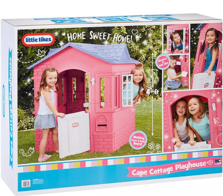 Retail packaging for Little Tikes Cape Cottage Pink Playhouse - ToyTown.ie Ireland
