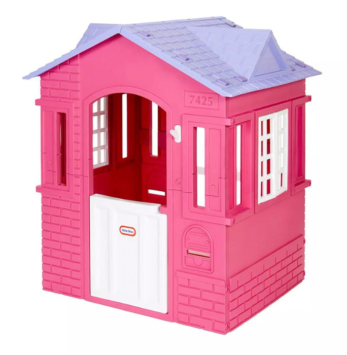 Little Tikes Cape Cottage Pink Playhouse front view - ToyTown.ie Ireland