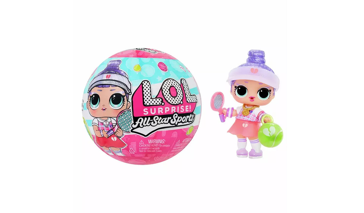 LOL Surprise All Star Sports Vault doll with tennis outfit and ball in Ireland