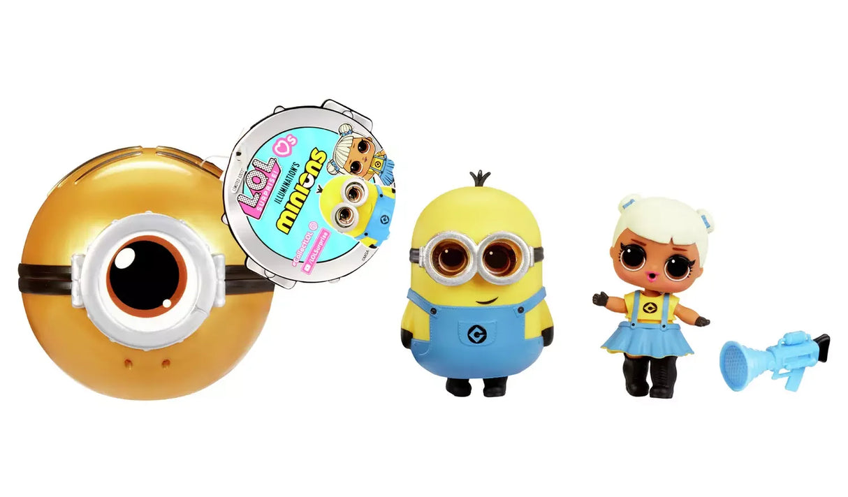 LOL Surprise Minions doll with Minion figure, ball and accessories in Ireland