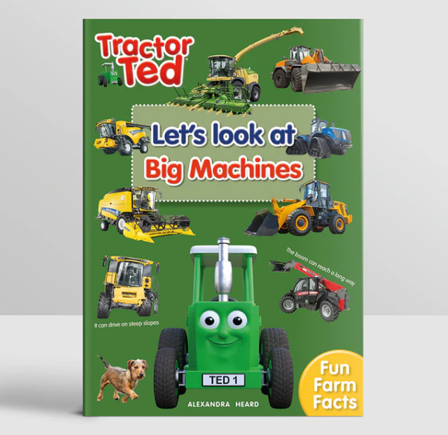 Front cover of Tractor Ted Let's Look at Big Machines - Ireland