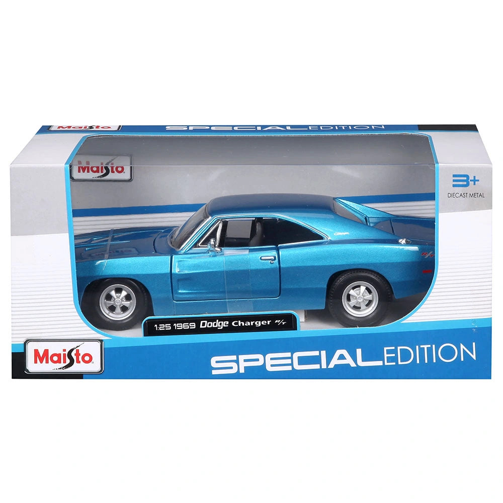 Maisto 1969 Dodge Charger R/T in Special Edition retail packaging front view