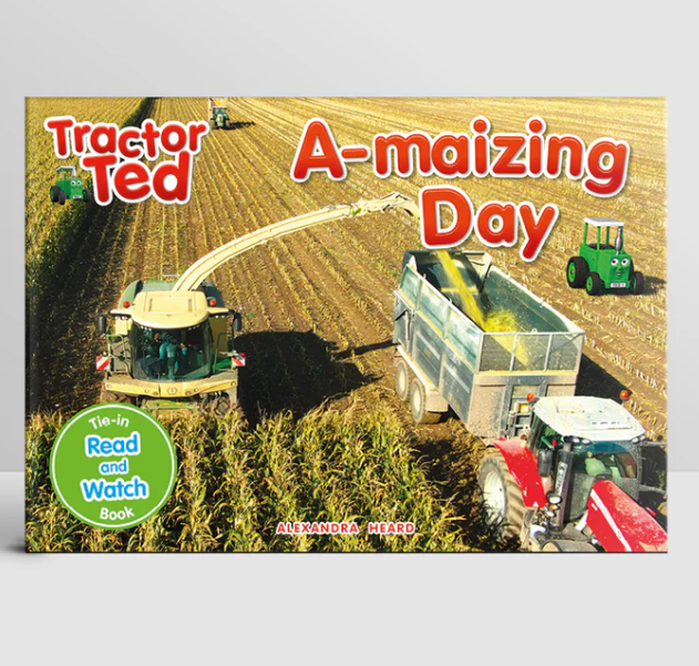 Front cover of Tractor Ted A-maizing Day Book - Ireland ToyTown.ie