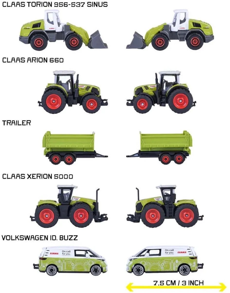 Claas 1:64 Farm 5 Piece Gift Pack
