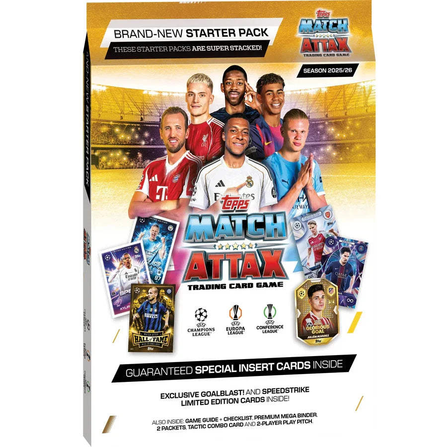 Match Attax 2025/26 Standard Starter Pack box with cards and binder in Ireland