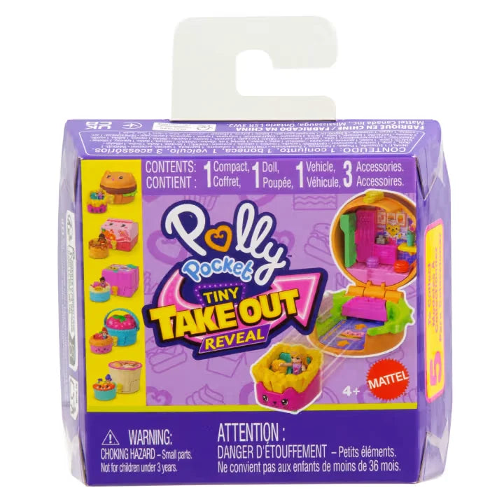 Packaged Polly Pocket Tiny Take Out Reveal box with food theme surprise toys – Ireland