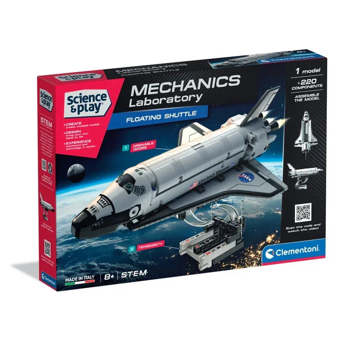 Clementoni Mechanics NASA Floating Shuttle box showing space shuttle model and STEM features in Ireland