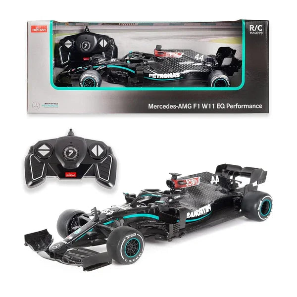 Official Mercedes AMG F1 W11 EQ Performance RC car box set with packaging and branding in Ireland