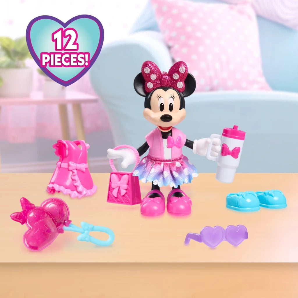 Minnie Mouse Fabulous Fashion Doll 12 piece set with clothing and accessories