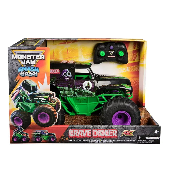 Monster Jam Smash & Bash Grave Digger R/C