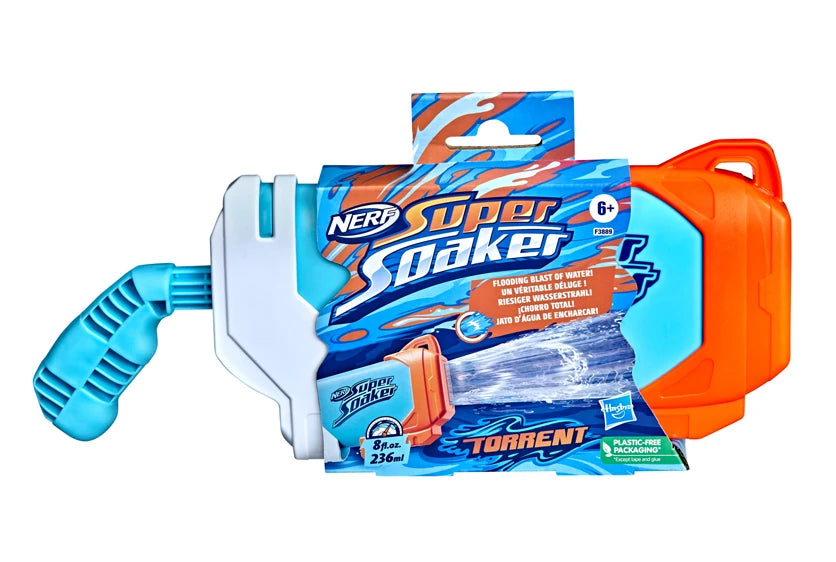 NERF Super Soaker Torrent water blaster with packaging