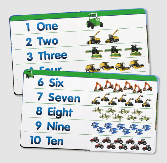 Tractor Ted Numbers on the Farm