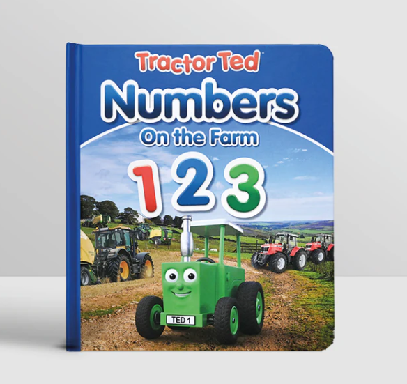 Tractor Ted Numbers on the Farm Board Book - Ireland