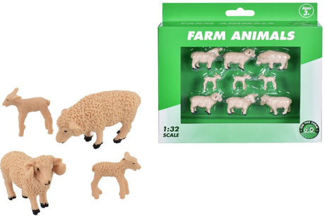 On The Farm Sheep & Lambs Set (Model: TY5566) 1:32 Scale Toy - Ireland