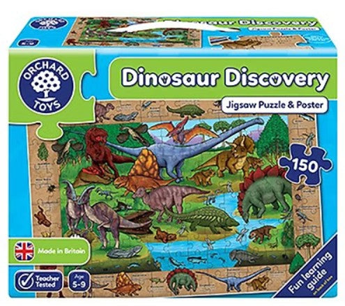 Orchard Toys Dinosaur Discovery 150-piece Jigsaw Puzzle box Ireland