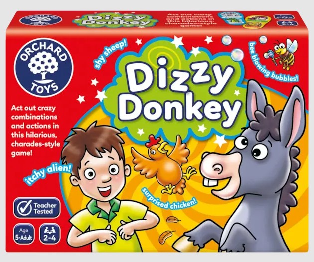 Orchard Toys Dizzy Donkey Game Box Cover Ireland