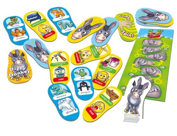 Orchard Toys Dizzy Donkey Game Pieces Layout Ireland