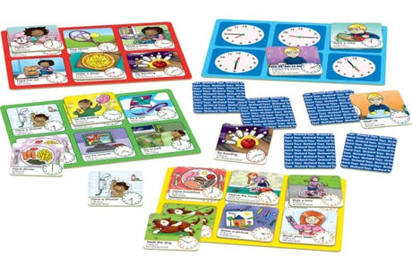 Orchard Toys Tell the Time board game contents – Ireland